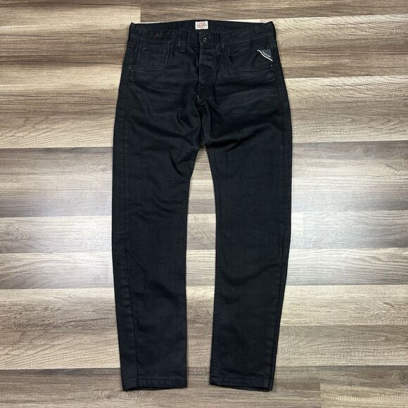 Replay Jeans Black Slim Fit Black Size 32x30 - Picture 1 of 14